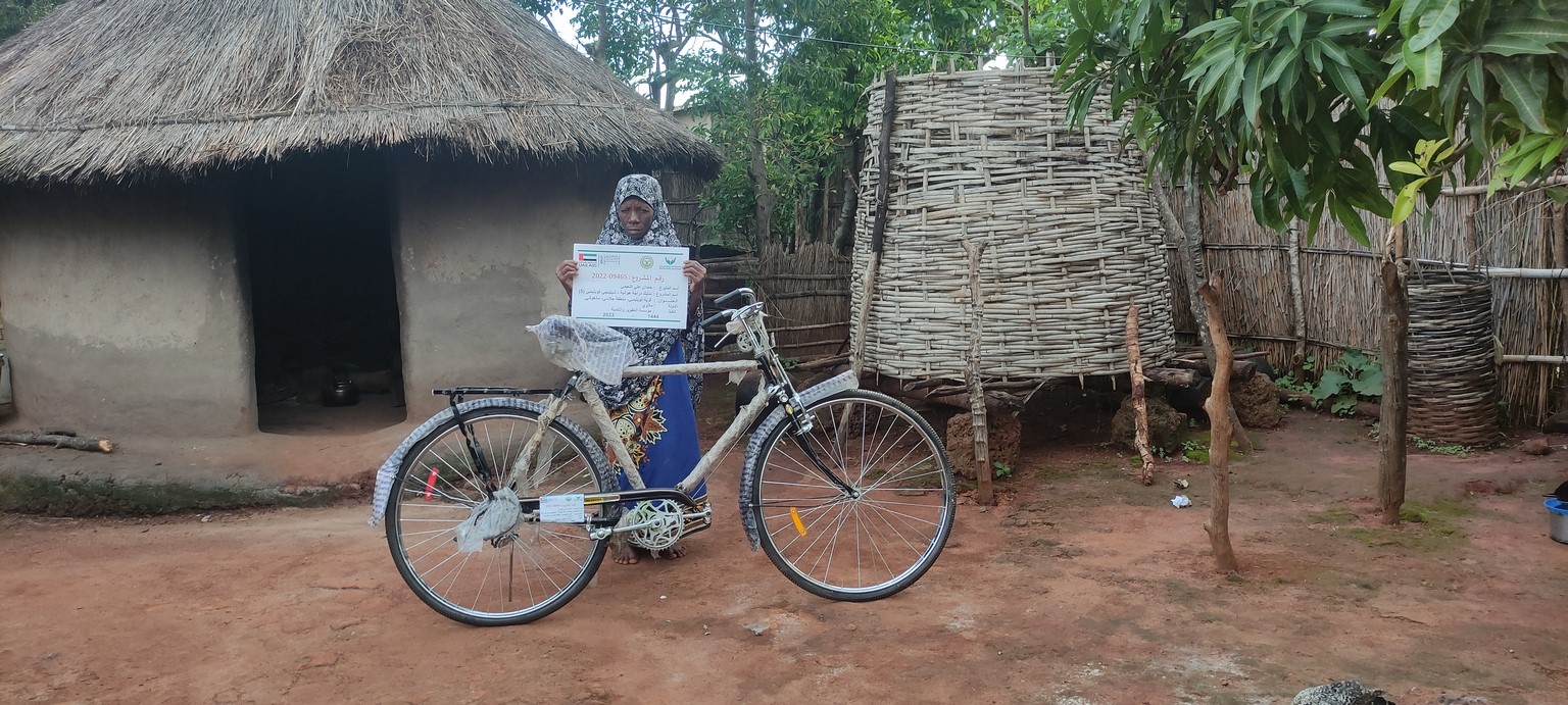 DIF Distributed Bicycles at Kwilembe T/A Jalasi - Mangochi on 02-02-2023.